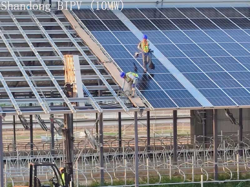 Проект BIPV мощностью 10 МВт в Шаньдуне