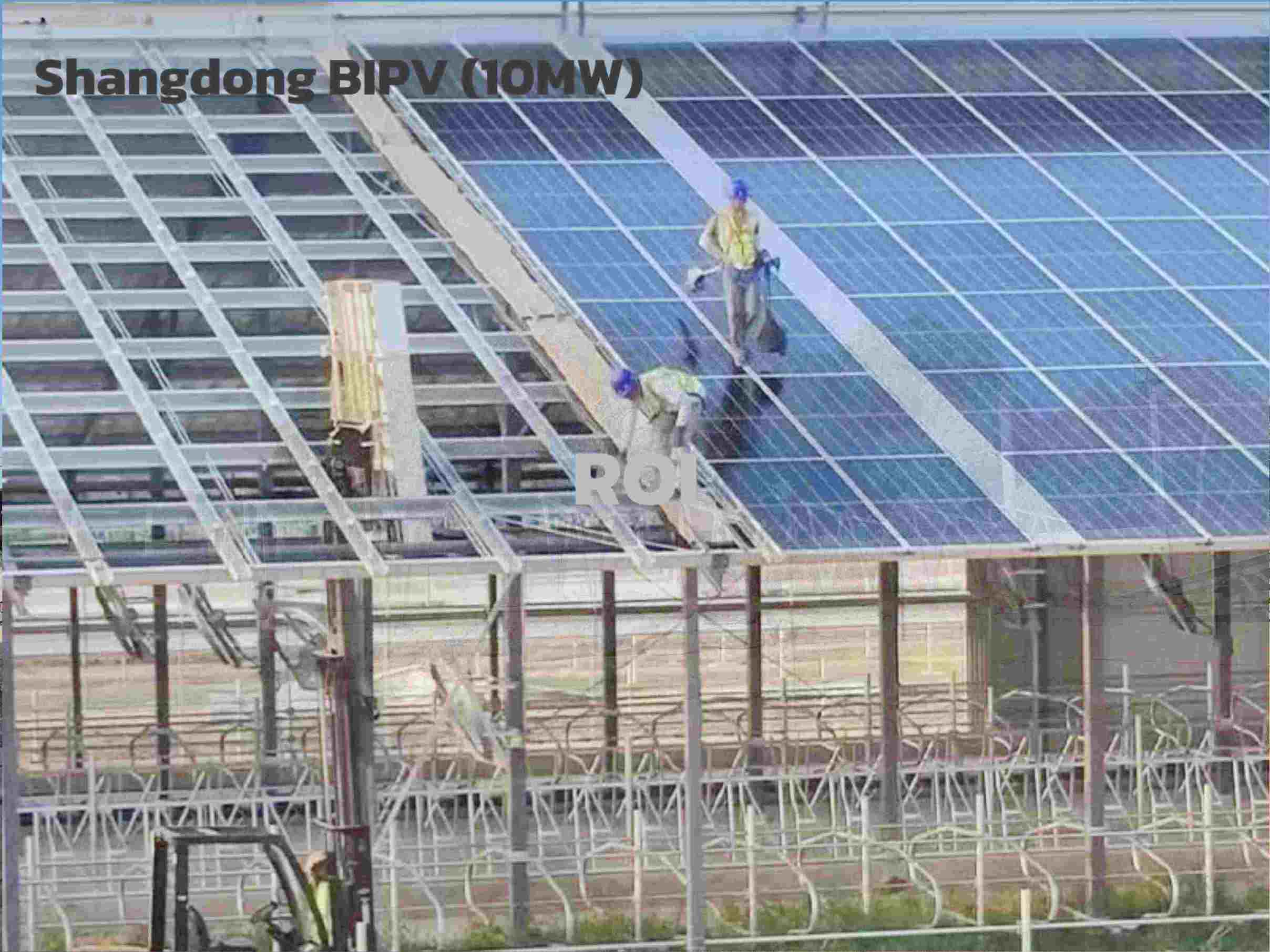 Проект BIPV мощностью 10 МВт в Шаньдуне