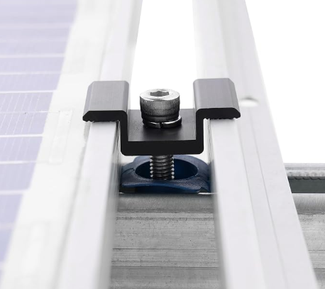 Aluminium Solar Panel Mounting Brackets Mid Clamp Aluminium Solar Panel Mounting Brackets Mid Clamp